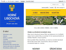 Tablet Screenshot of hornilibochova.cz